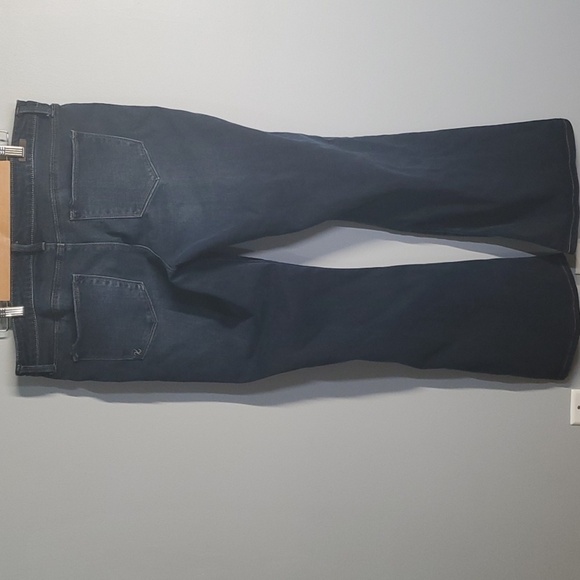 Kut from the Kloth Chrissy Flare jeans women's size 14 Blue Midrise Bootcut XL - Picture 2 of 16